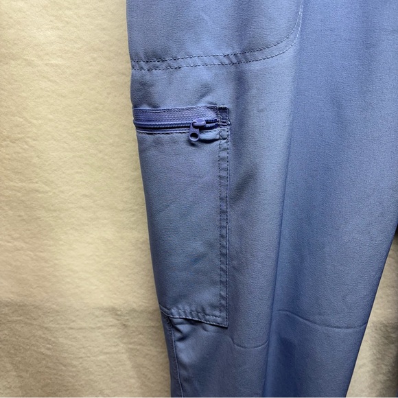 Cherokee Allura Light Blue Scrub Pants XL Excellent Condition - Picture 2 of 6